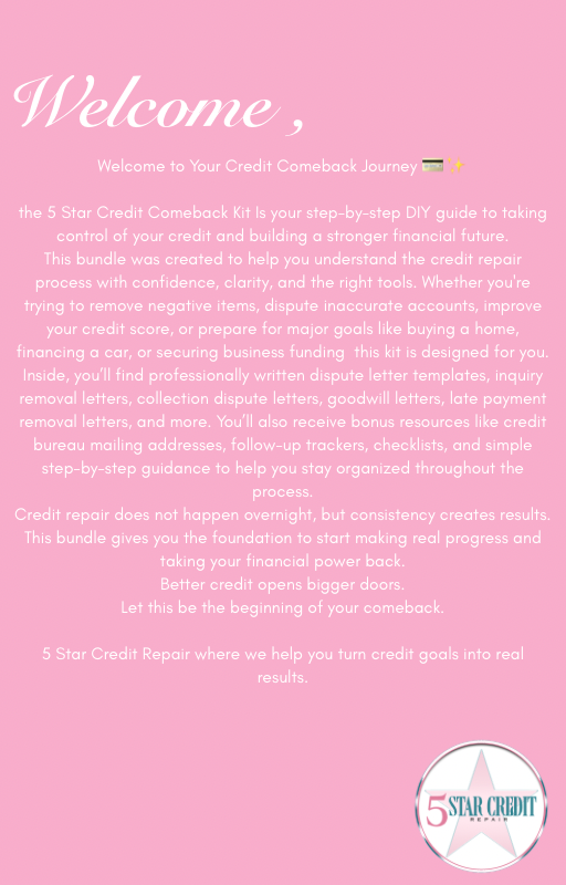 5 Star Credit DIY