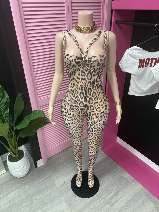 Leopard Tings Jumpsuit 🐆